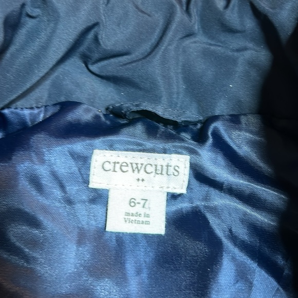 Crew cuts Boy’s Quilted Vest Size 6/7-EUC - Picture 2 of 4